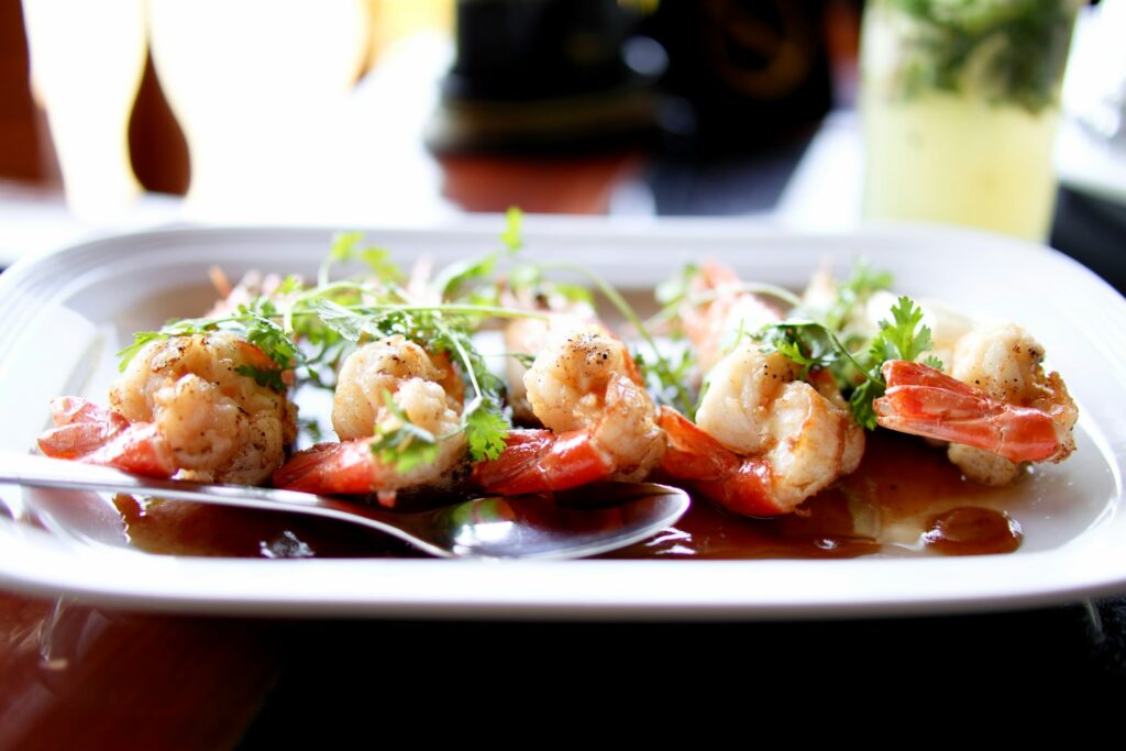 Shrimp platter